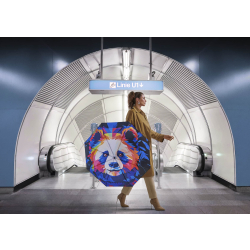 Parasol składany Modern.Art Magic PANDA Doppler